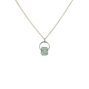 Opaque Aquamarine Necklace