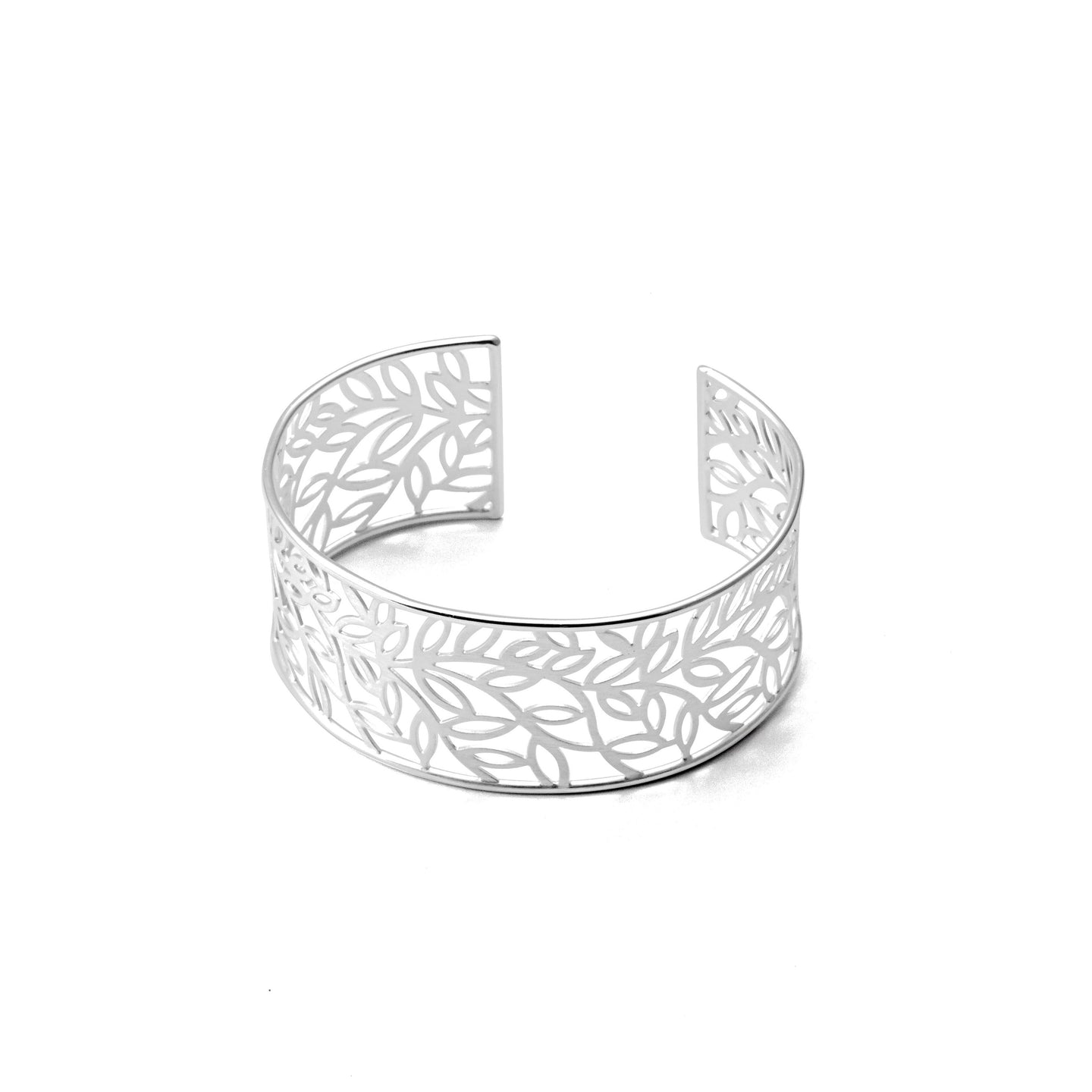 Leaf Collage Cuff Bracelet