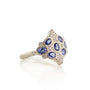 Load image into Gallery viewer, Sapphire and Diamond Tessera Mirror Ring | Art + Soul Gallery
