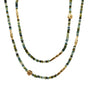Load image into Gallery viewer, Green Tourmaline Flora Beaded Necklace
