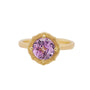 Load image into Gallery viewer, Bi-Color Purple Sapphire Lotus Ring

