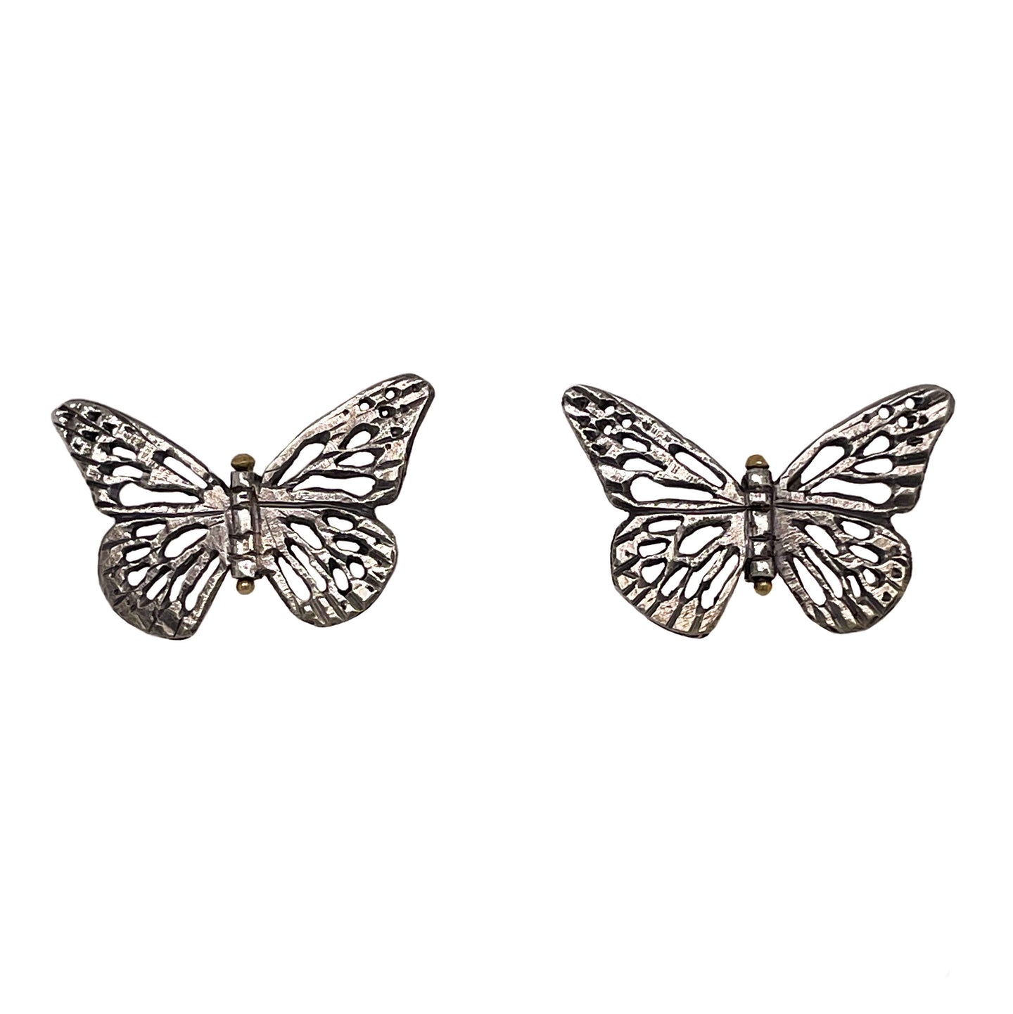 Sterling Silver Monarch Earrings