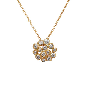 Medium Diamond Cluster Necklace