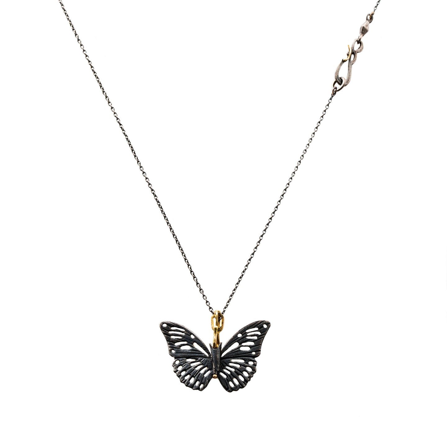 Sterling Silver Monarch Necklace