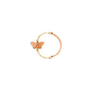 Tiny Baby Asterope Migration Ring in Rose Gold