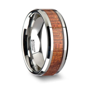 Dalberg Tungsten Carbide and Rose Wood Band