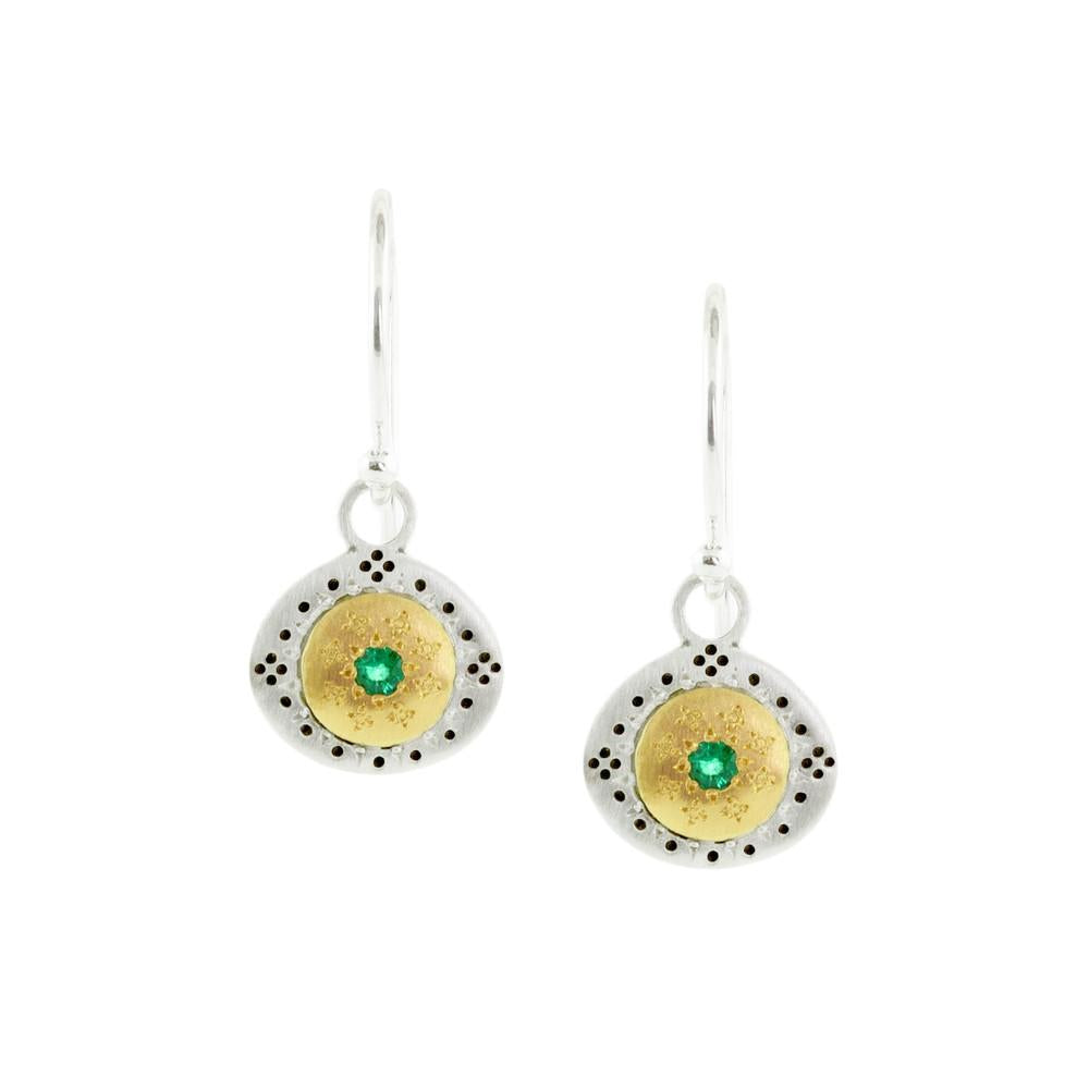 Emerald Seeds of Harmony Earrings