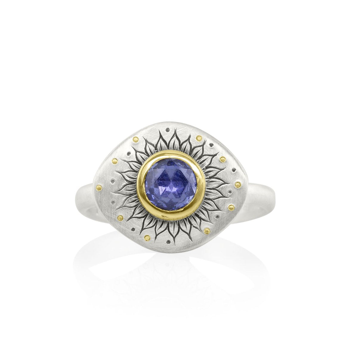 Soleil Sapphire Ring | Art + Soul Gallery