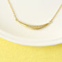 Load image into Gallery viewer, Horizontal &#39;Crescent Flow&#39; Necklace
