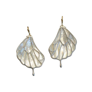 Mother of Pearl Papillon Wing Earrings