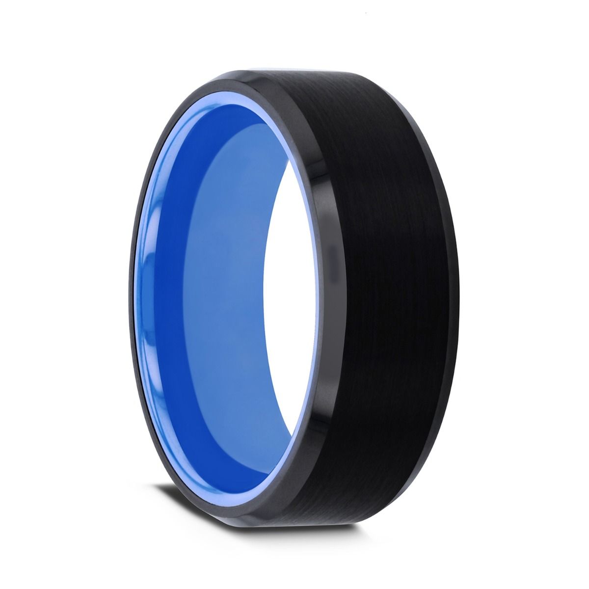 Rigel Black Tungsten and Blue Band