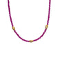 Load image into Gallery viewer, Ruby Rondelle Beaded Necklace

