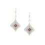 Load image into Gallery viewer, Ruby Silver Night Earrings
