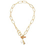 Load image into Gallery viewer, Gold Malindi Charm Collar Necklace | Art + Soul Gallery
