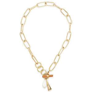 Gold Malindi Charm Collar Necklace | Art + Soul Gallery