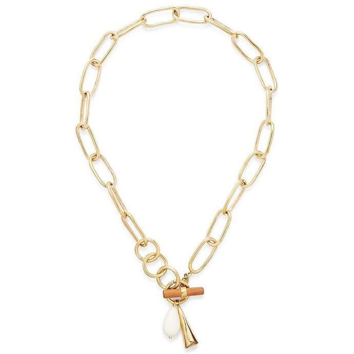 Gold Malindi Charm Collar Necklace | Art + Soul Gallery