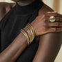 Load image into Gallery viewer, Gold Nyundo Stacking Bracelets
