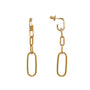 Load image into Gallery viewer, Elegance 18K Yellow Gold Vermeil Link Drop Earrings
